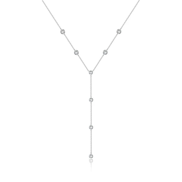 Silver Diamante Necklace product photo