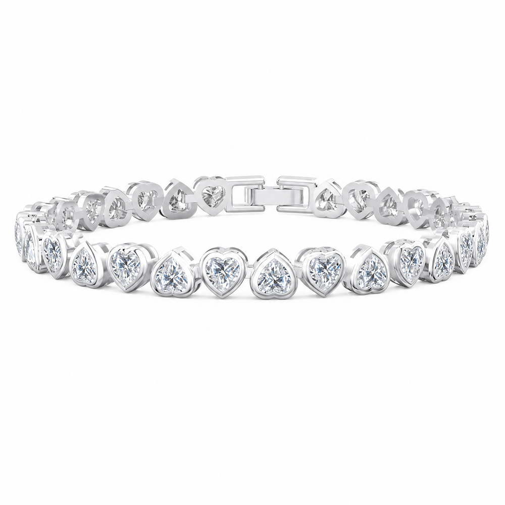 Silver Heart Bracelet product photo