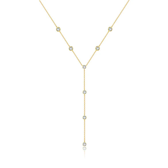 Gold Diamante Necklace product photo