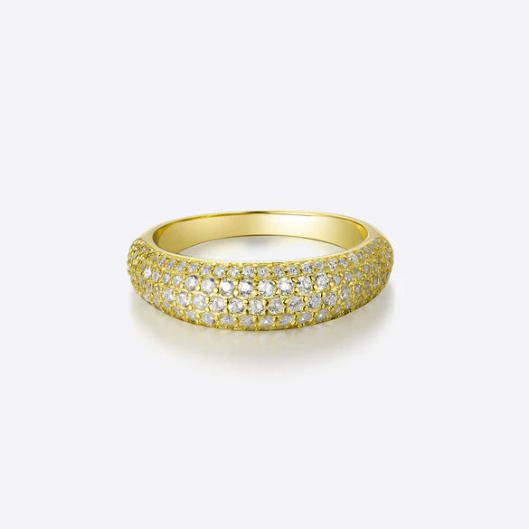 Gold Diamanté Ring