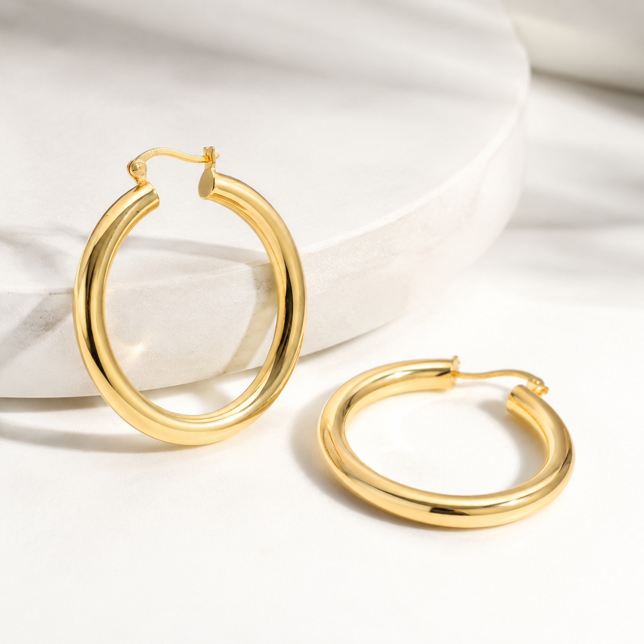 Hoop earrings