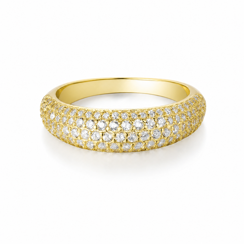 Gold Diamante Ring studio close-up