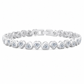 Silver Heart Bracelet