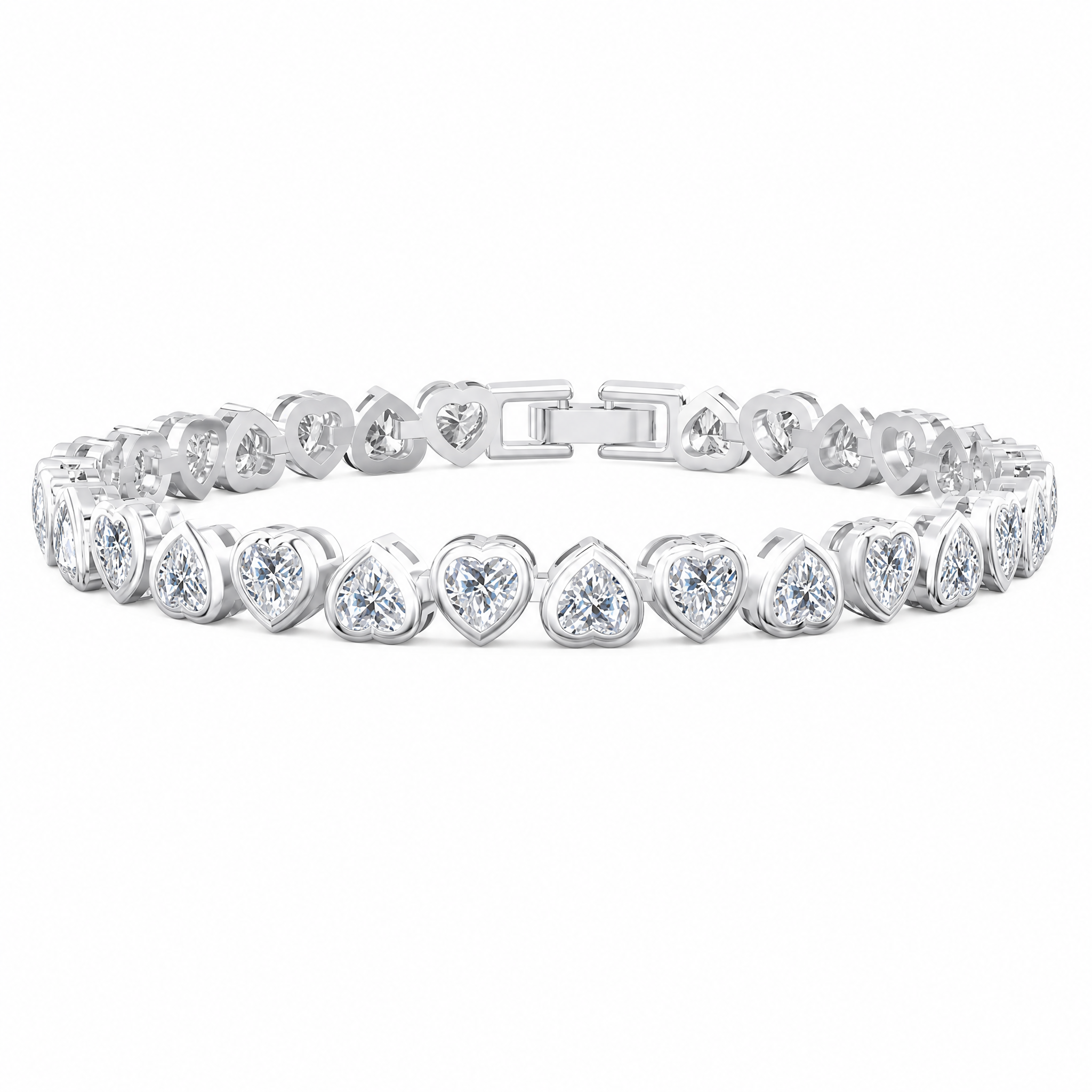 Silver Heart Bracelet