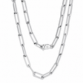 Silver Paperclip Necklace